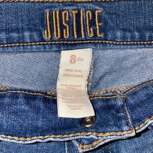 Justice little girls skinny jeans
